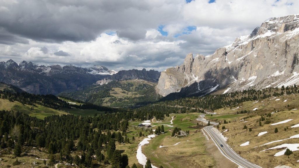 Ride the Dolomites 7 - Blick auf das Alpenpanorama in den Dolomiten